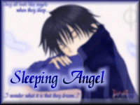 "Sleeping Angel" - Isn't he just cute...? ^_^;